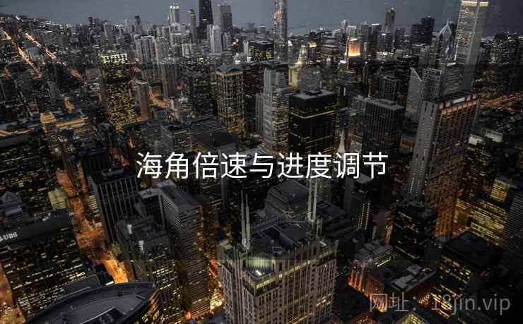 海角倍速与进度调节