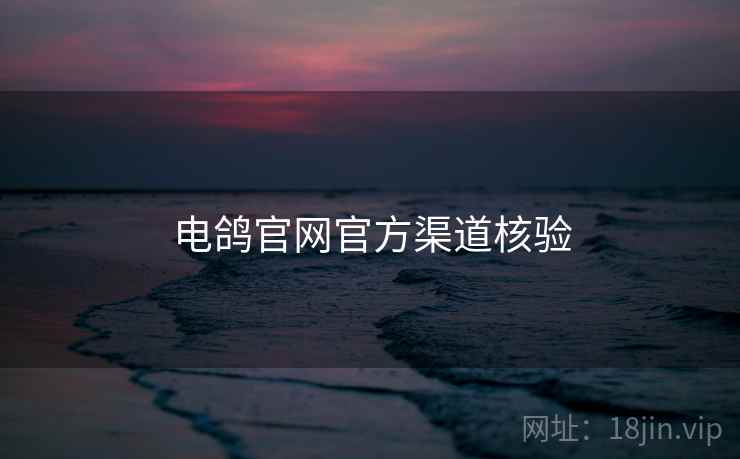 电鸽官网官方渠道核验