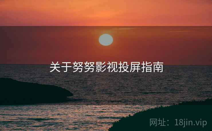 关于努努影视投屏指南