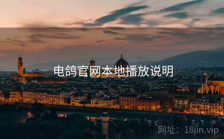 电鸽官网本地播放说明
