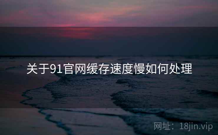 关于91官网缓存速度慢如何处理