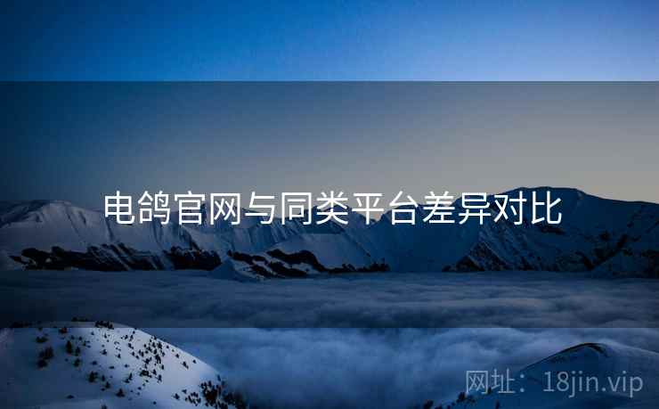 电鸽官网与同类平台差异对比