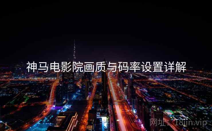 神马电影院画质与码率设置详解